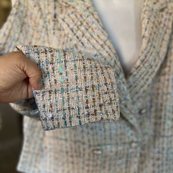 Women’s Six/Fifty - Katy Tweed Textured Blazer - Picture 5 of 15